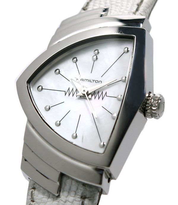 良品 HAMILTON ハミルトン ベンチュラ H242112 H24211852 クォーツ レディース