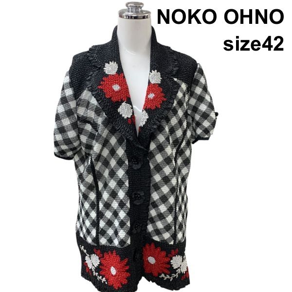 ◇ ノコオーノ NOKO OHNO カジュアルジャケット 半袖 テーラード