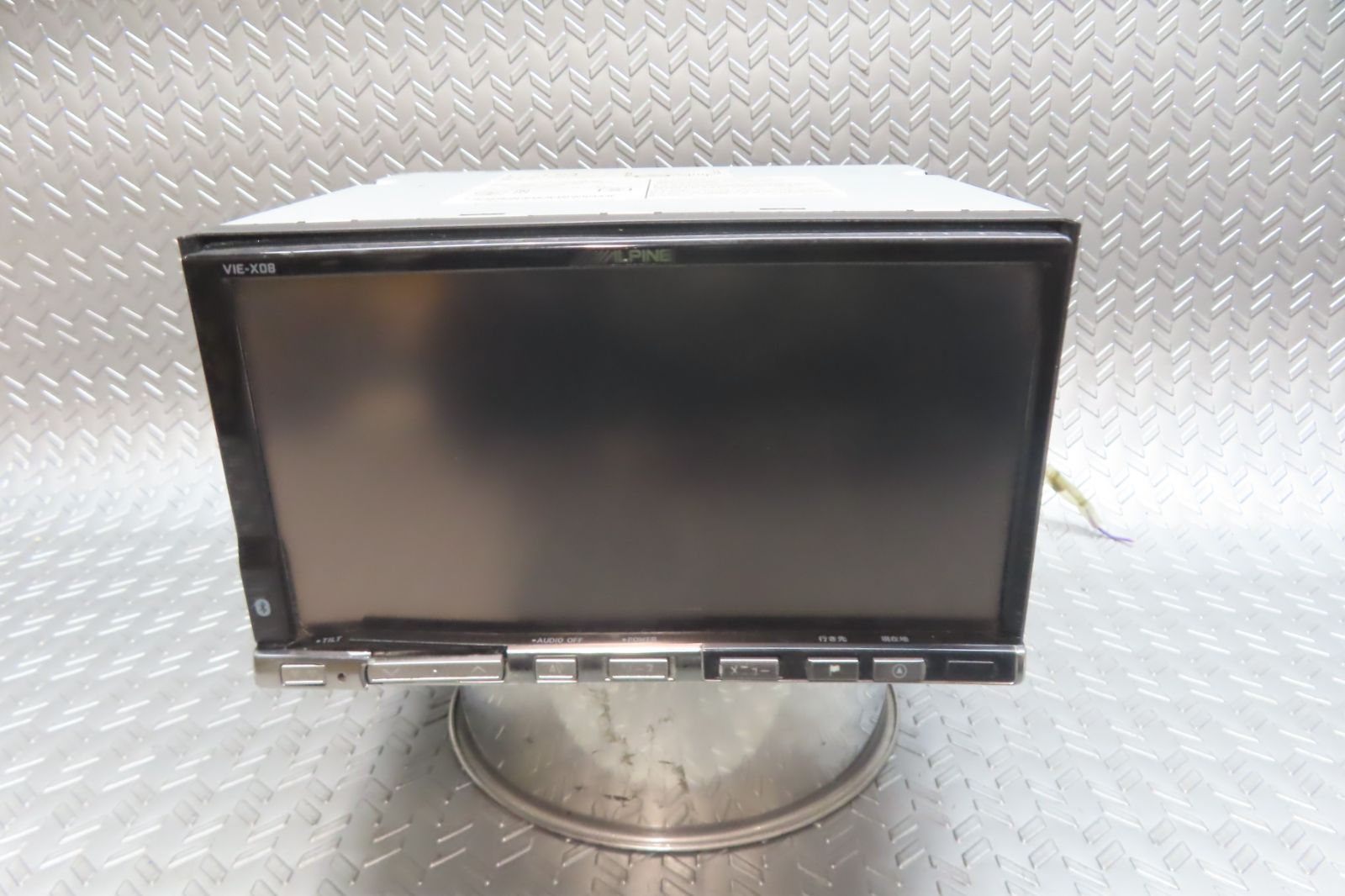 ☆W7227/アルパイン HDDナビ VIE-X08 TV地デジフルセグ内蔵 Bluetooth