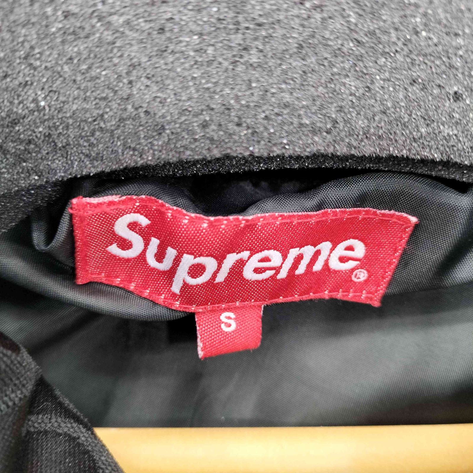 シュプリーム Supreme 17AW Fuck Jacquard Puffy Jacket メンズ S 