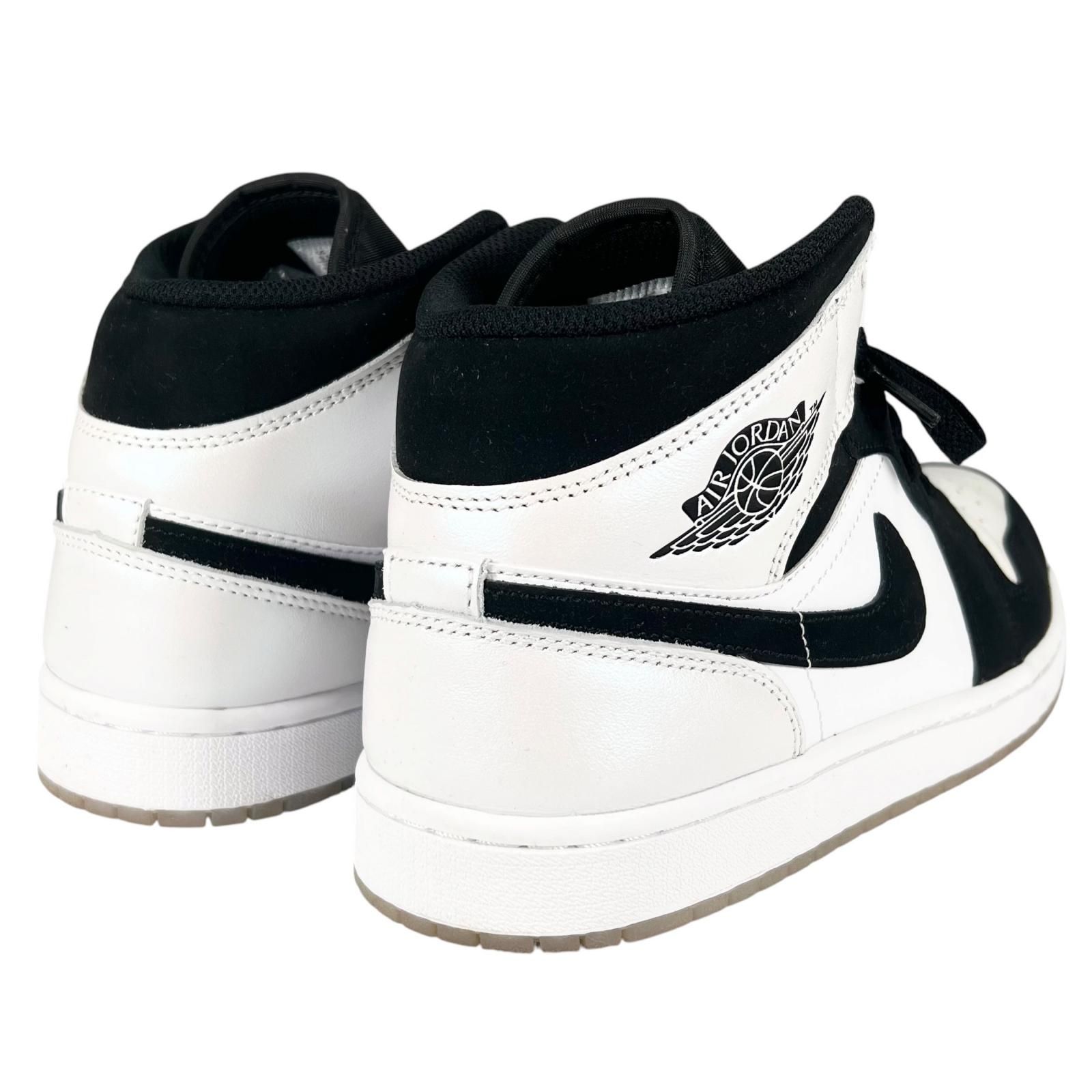 極美品 NIKE ナイキ AIR JORDAN1 MID SE DH6933 100 スニーカー 合成 