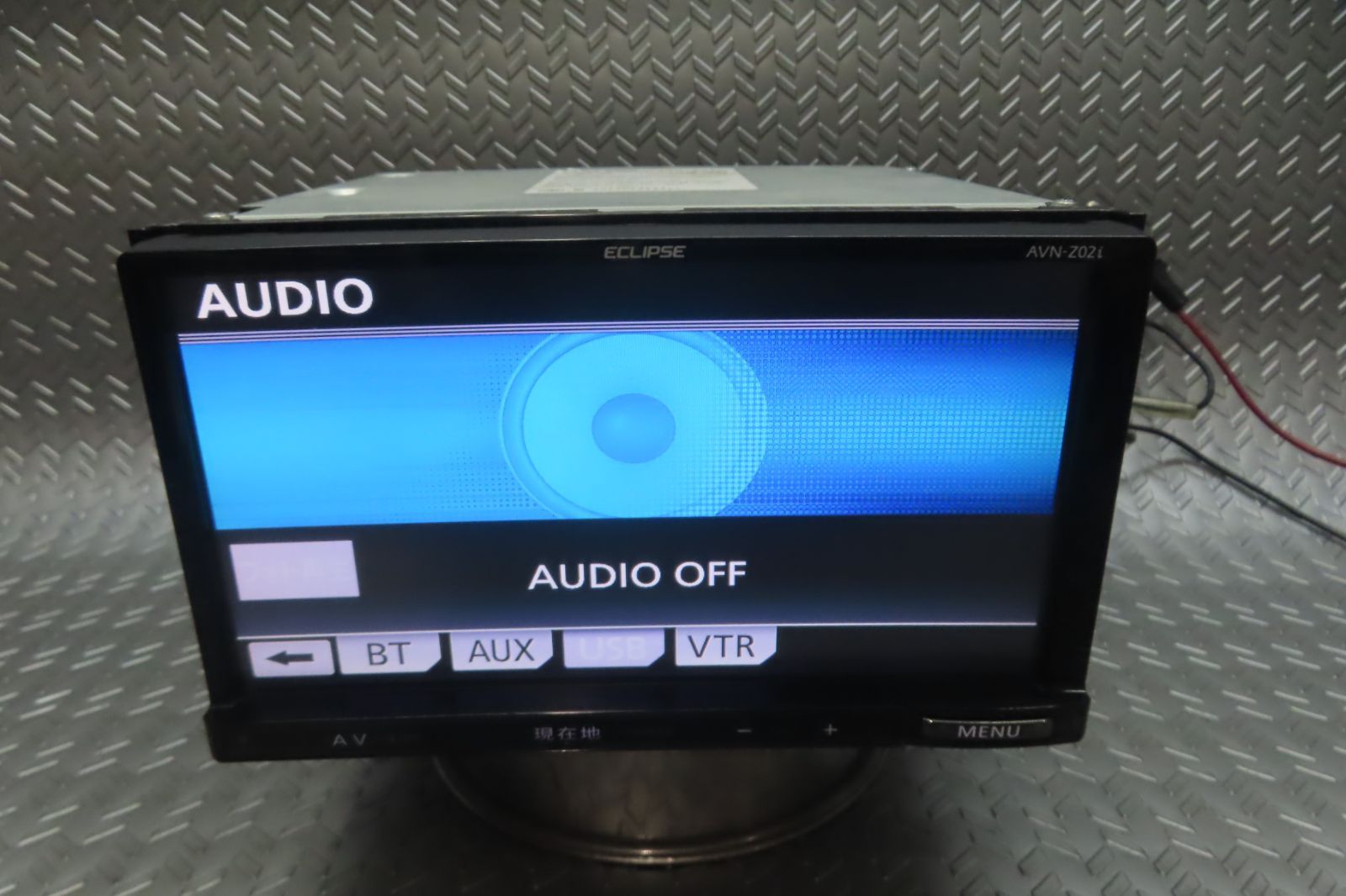 完動品保証付★W7229/イクリプス　メモリーナビ　AVN-Z02i　TV地デジフルセグ内蔵　Bluetooth内蔵　TV視聴OK　ロック解除済