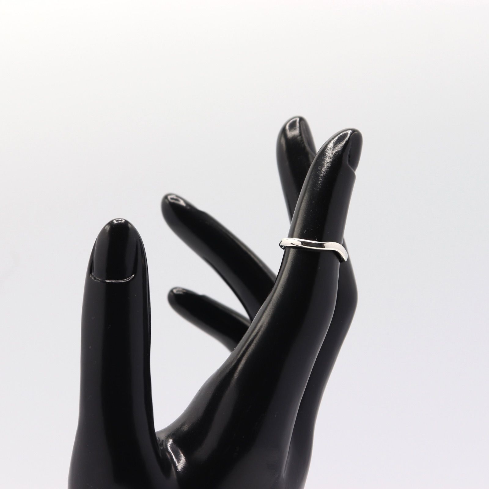 Tiffany&Co. ティファニー カーブドバンドリング 7号 シルバー 925