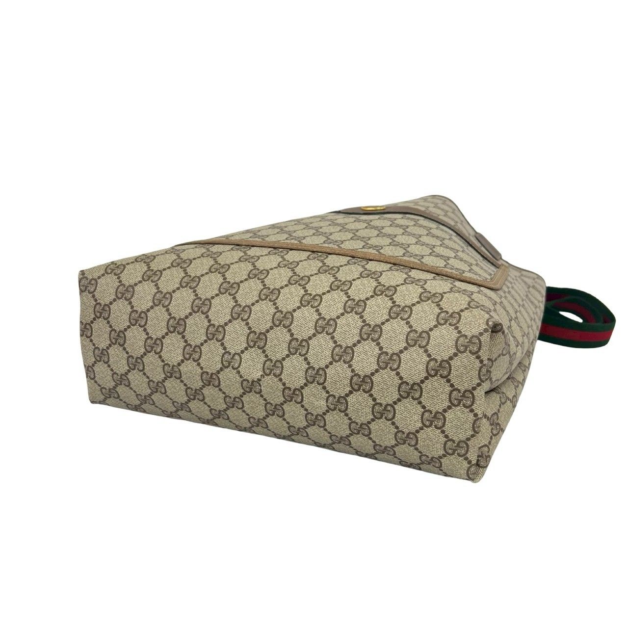 美品】GUCCI GG柄 レザートートバッグ セミショルダー ヴィンテージ 