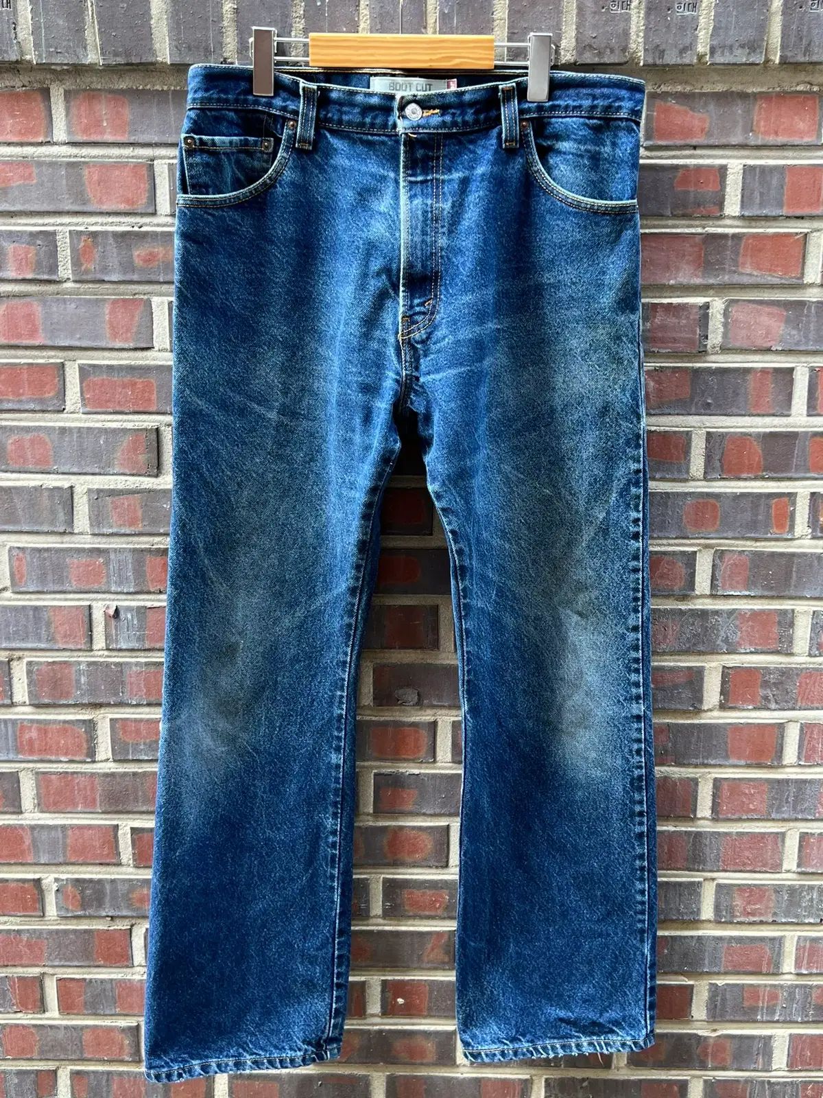 00's 36x32 リーバイス 517 ブーツカット Indigo デニム パンツ