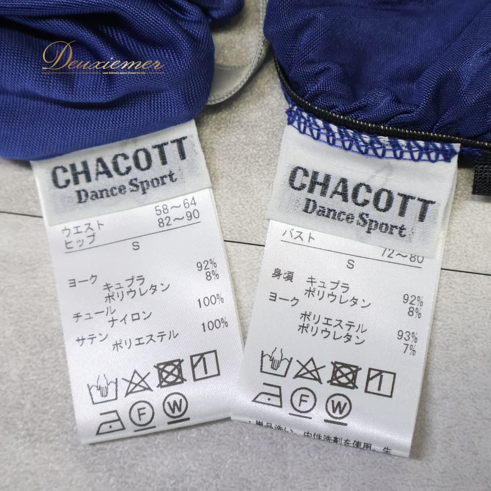 社交ダンス 衣装 Chacott チャコット ツーピース セットアップ 上下