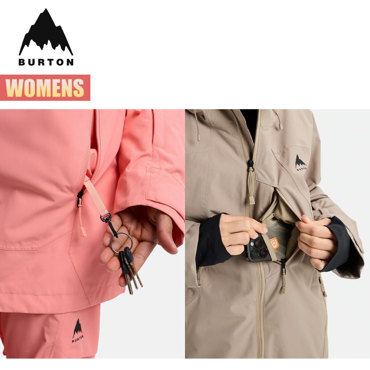バートン スノーボードウェア レディース ジャケット 25-26 Burton
