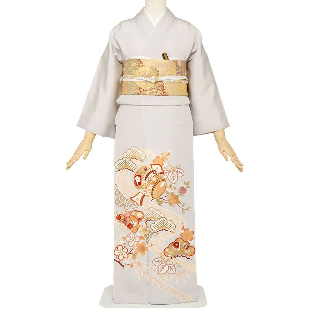 礼装用　色留袖　宝尽くし・松竹梅　着物単品　【結婚式、披露宴などの祝い事に】旧レンタル商品