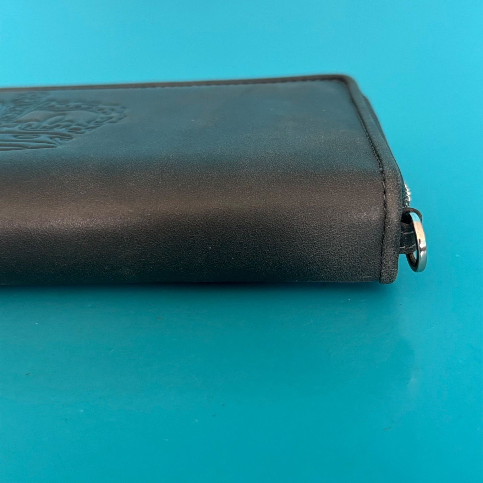 c1 ROYAL ORDER ロイヤルオーダー クラウン型押し 長財布 ラウンド