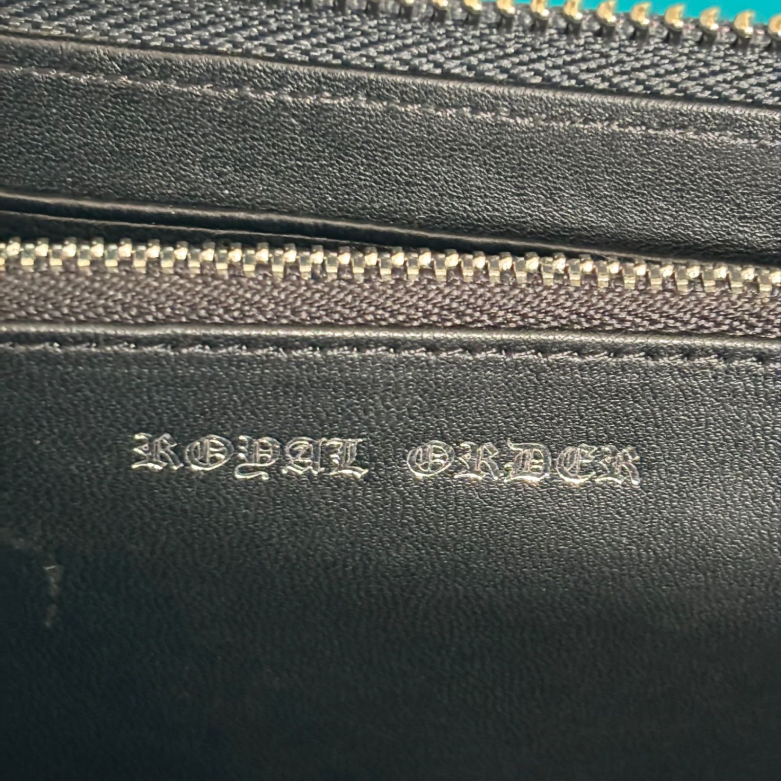 c1 ROYAL ORDER ロイヤルオーダー クラウン型押し 長財布 ラウンド