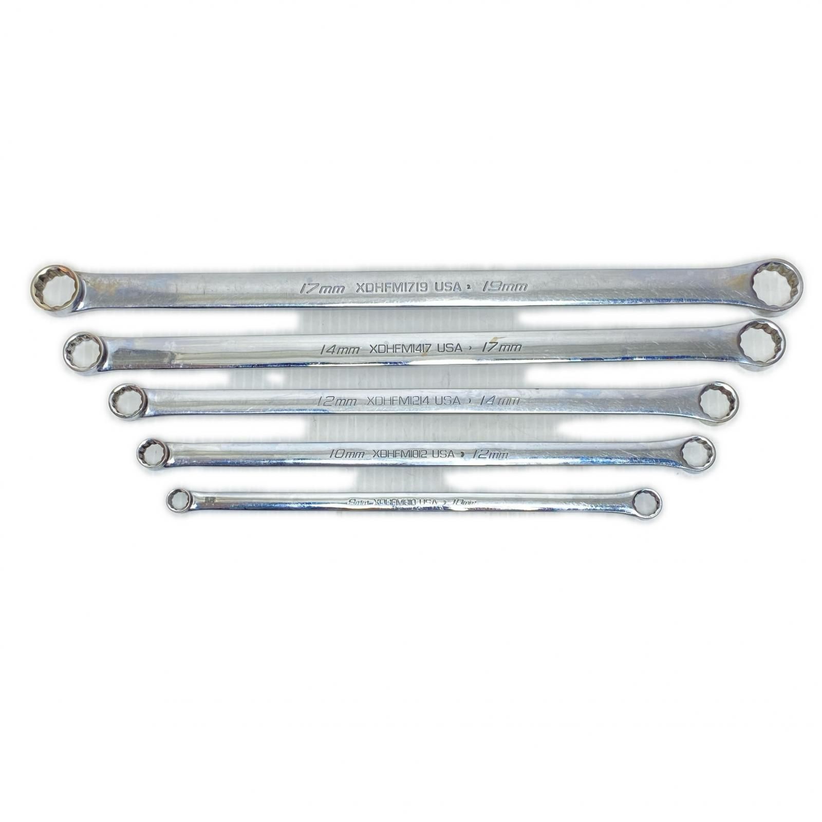 Snap-on スナップオン ストレートメガネレンチセット 5本セット 19mm~8mm XDHFM1719~810