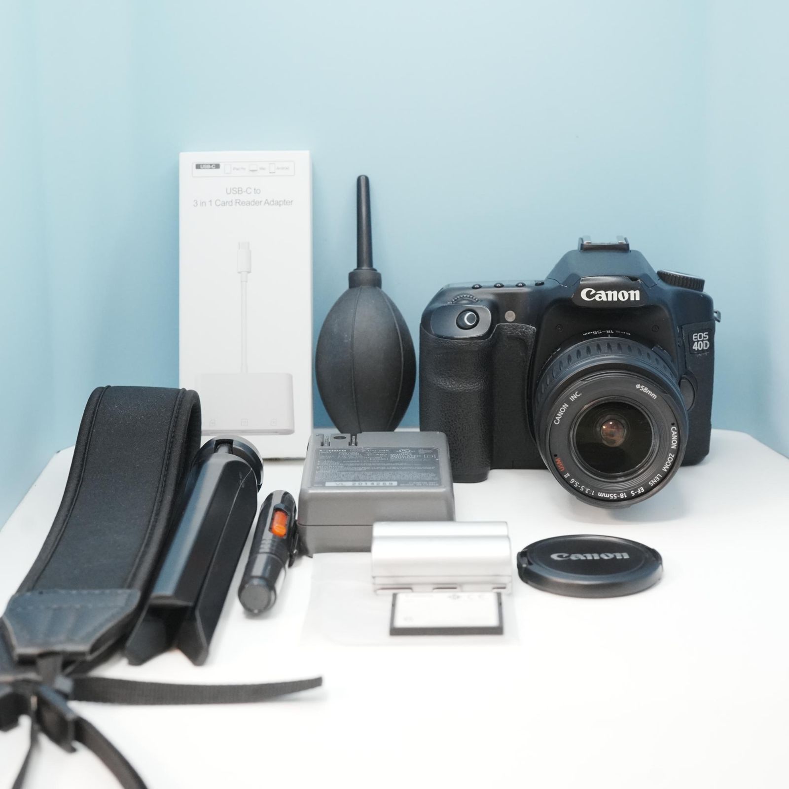 Canon EOS 40D 一眼レフ スマホ転送OK フルセット a6755 - メルカリ