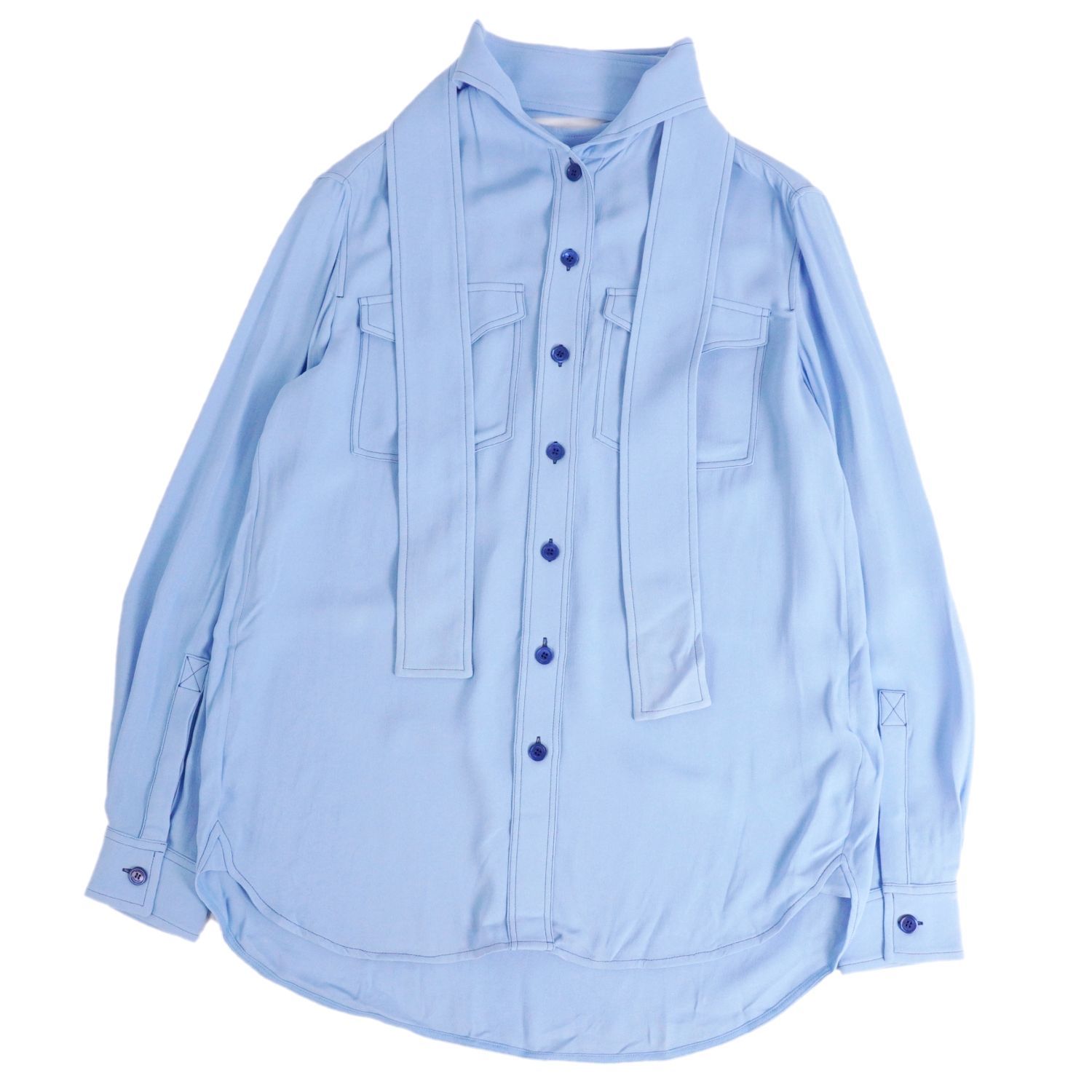 極美品 バーバリー BURBERRY シャツ ブラウス ロングスリーブ 長袖 レ