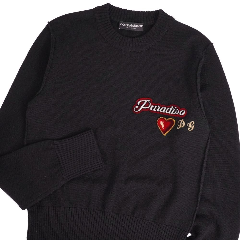 極美品 ドルチェ&ガッバーナ DOLCE&GABBANA ニット セーター ロン