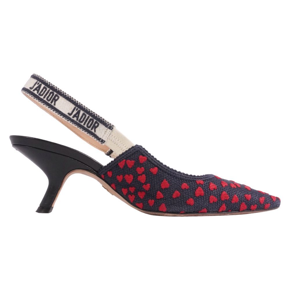 美品 クリスチャンディオール Christian Dior パンプス スリングバ
