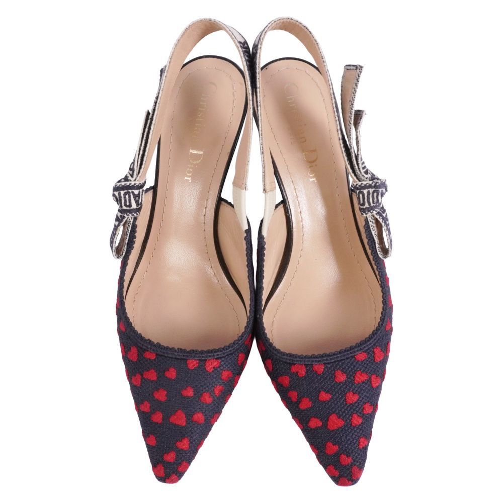 美品 クリスチャンディオール Christian Dior パンプス スリングバ