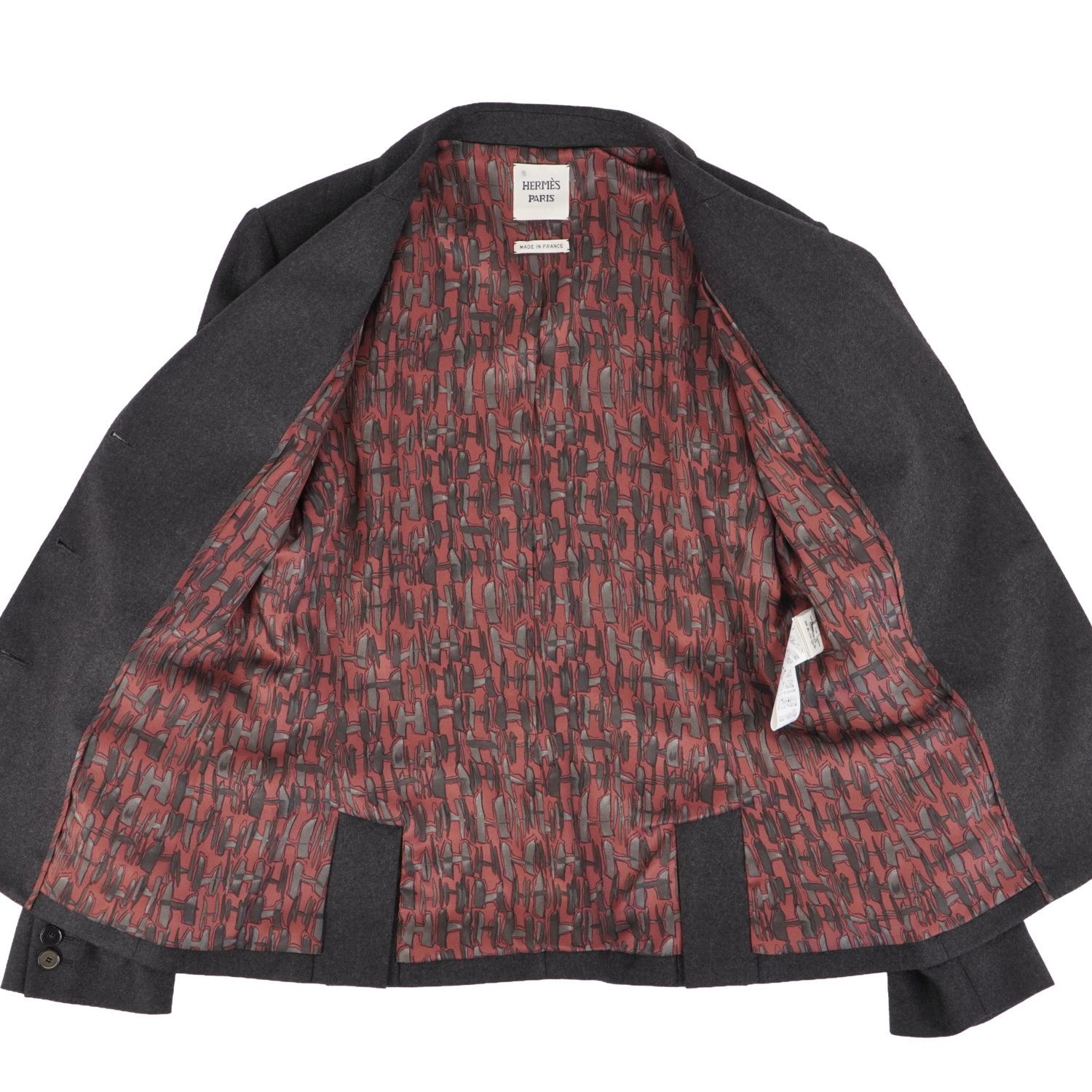 極美品 エルメス HERMES ジャケット ゴルチエ期 テーラード ウール 