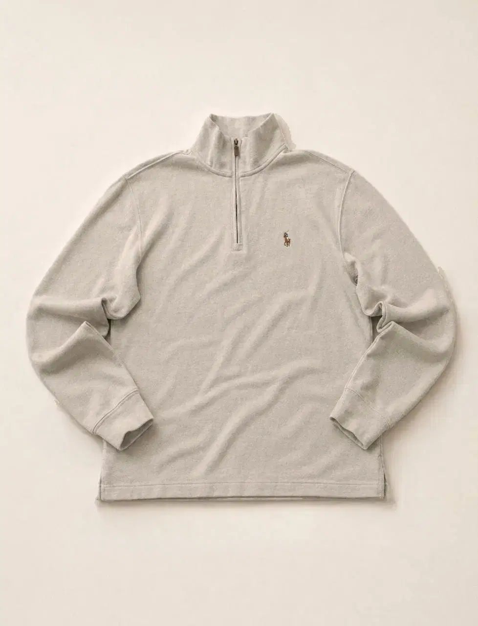 POLO ポロ ラルフローレン オートミール ハーフジップアップ P500