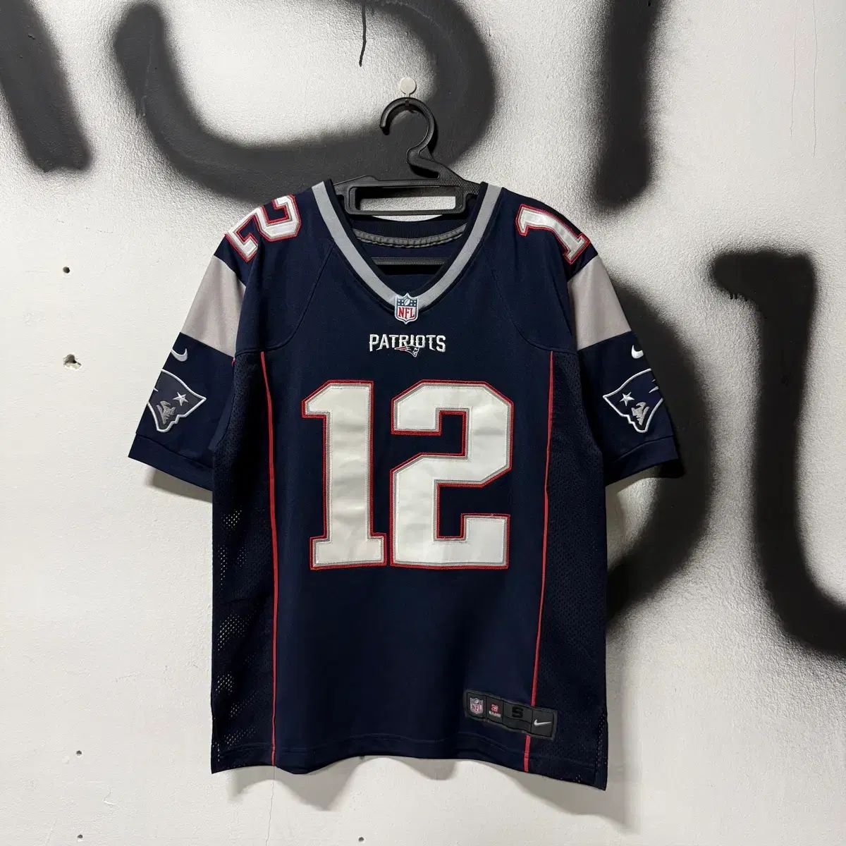 ナイキ x NFL ペイトリオッツ トム・ブレイディ マーキング フットボール ジャージ