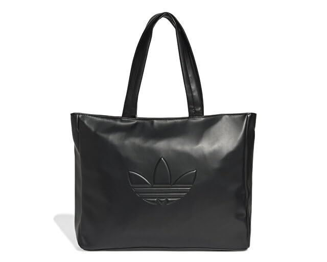 [adidas Originals] [アディダス オリジナルス] ポリウレタン ショッパーバッグ アウトライントレフォイル ブラック NS [ブラック] [NS]
