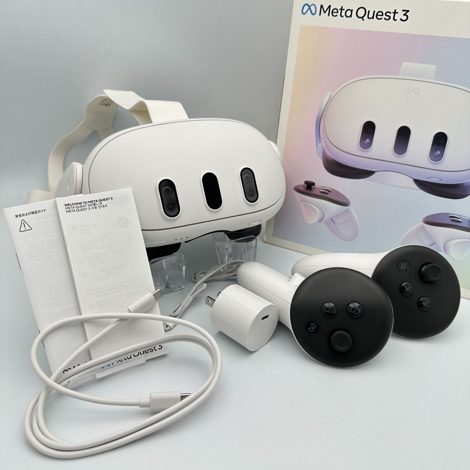 中古・美品】Meta Quest 3 128GB メタクエスト3 VRヘッドセット 