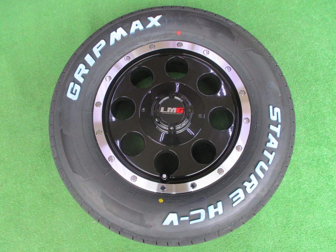 ハイエースなどに♪ LMG CS-8 6.0J-15インチ 6H139.7 +33 195/80R15