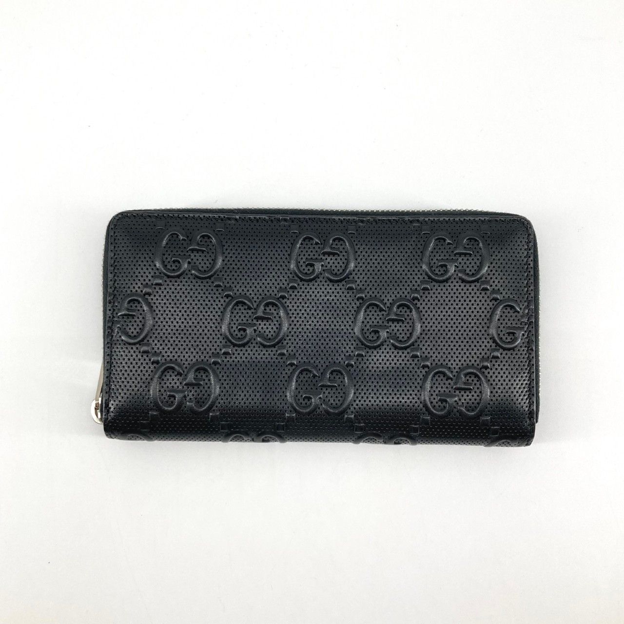GUCCI（グッチ） GGエンボス 625558 長財布 ブラック
