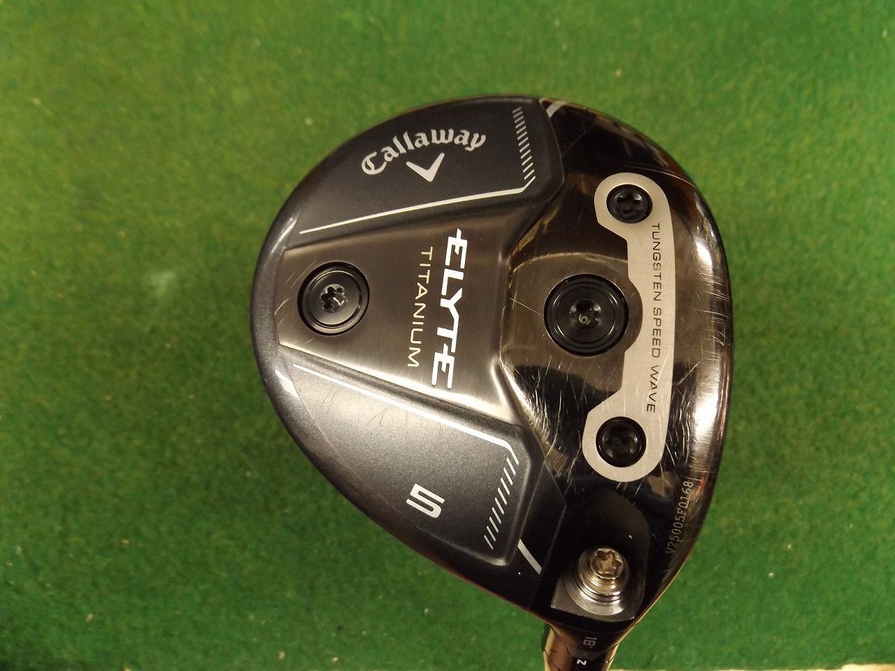 2913 ELYTE TITANIUM (US) 5W 18° DENALI CHARCOAL 60 S カバー無 キャロウェイ エリート チタニウム フェアウェイウッド ゴルフクラブ .028461