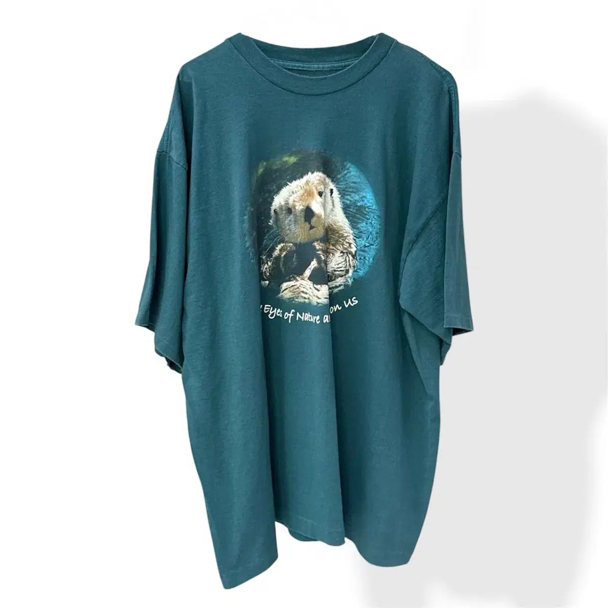 90s ラッコ グラフィック ヴィンテージ シングルステッチ Tシャツ