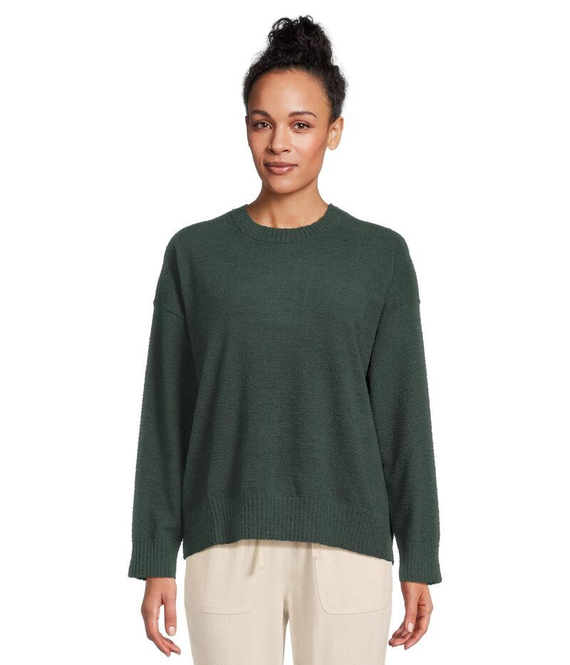 エバージェイ レディース アウター パーカー・スウェット Eberjey Recycled Boucle Crew Pullover Pine