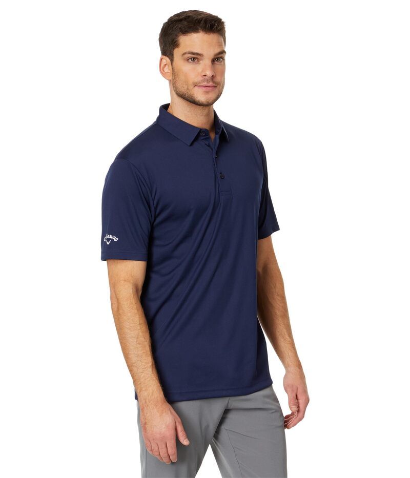 キャラウェイ メンズ トップス シャツ ポロシャツ Callaway Tournament Short Sleeve Polo Peacoat