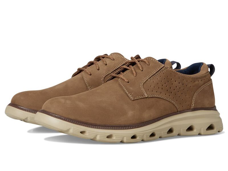 ジョンストンアンドマーフィー メンズ シューズ オックスフォード Johnston Murphy Jenkins Plain Toe Taupe Nubuck トープ