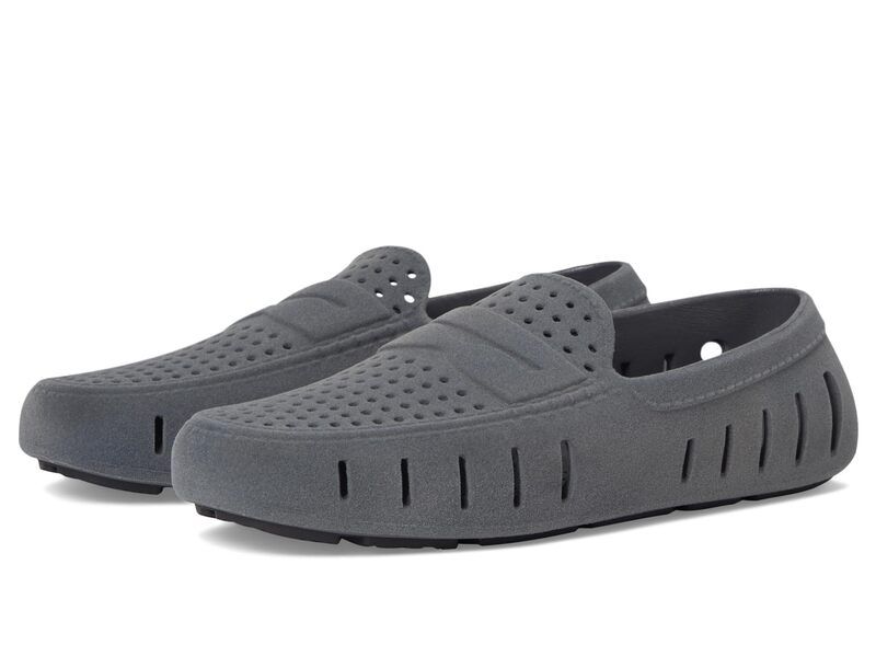 フローファ メンズ シューズ スリッポン・ローファー スエード Floafers Country Club Driver Faux Suede Slate GreyBlac スレート