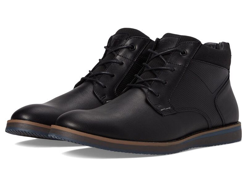 ノンブッシュ メンズ シューズ ブーツ・レインブーツ Nunn Bush Circuit DC Plain Toe Chukka Black ブラック