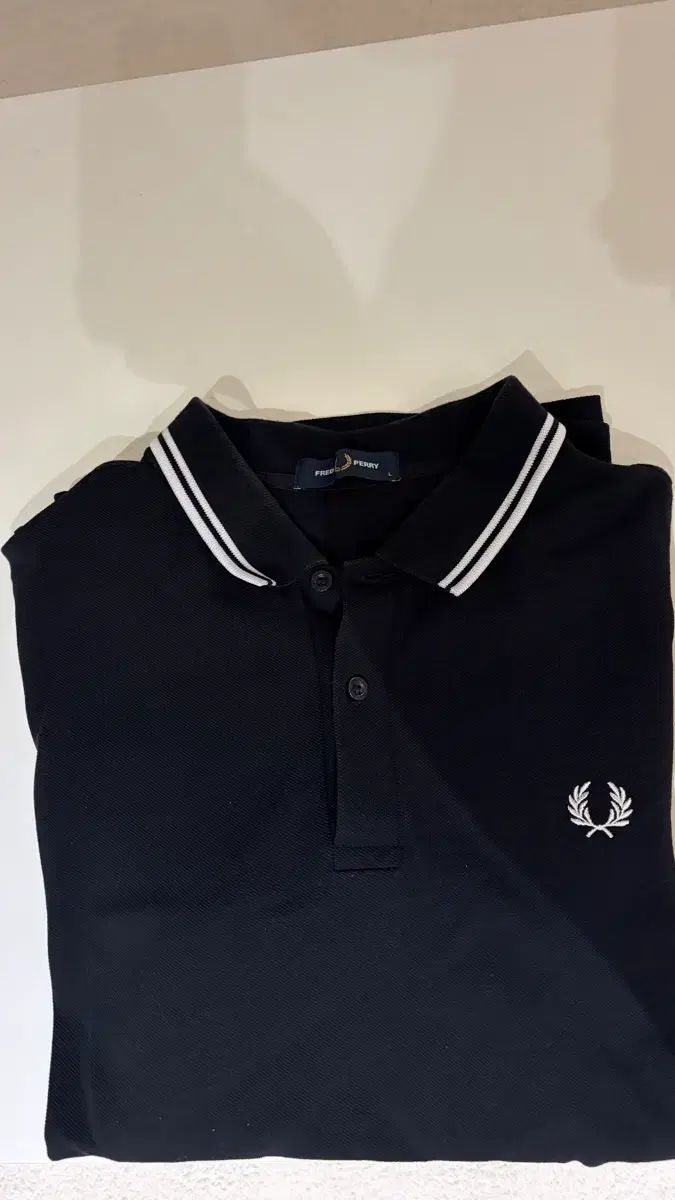 フレッドペリー トゥインチップ PK カラーTシャツ ブラック L