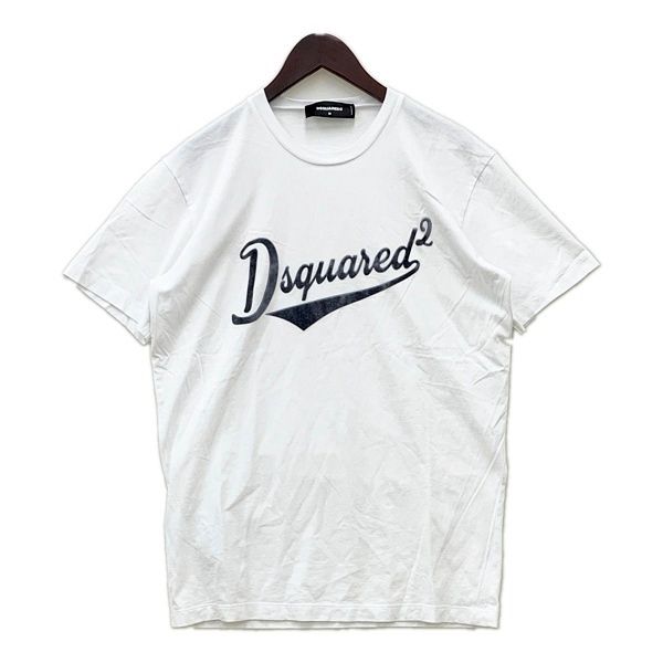 DSQUARED2 ディースクエアード Tシャツ COOL FIT TEE クール フィット S74GD1394 半袖 メンズ Mサイズ ホワイト トップス DM19434■
