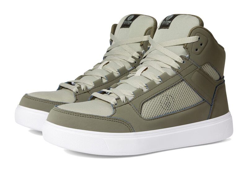 ボルコム メンズ シューズ スニーカー Volcom EvolveHigh Top Comp Toe OliveGrey グレー
