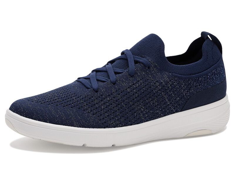 フィットフロップ レディース シューズ スニーカー レース ニット FitFlop SuperQ Knit SlipOn Laced Sneakers Metallic Midnig メタリック