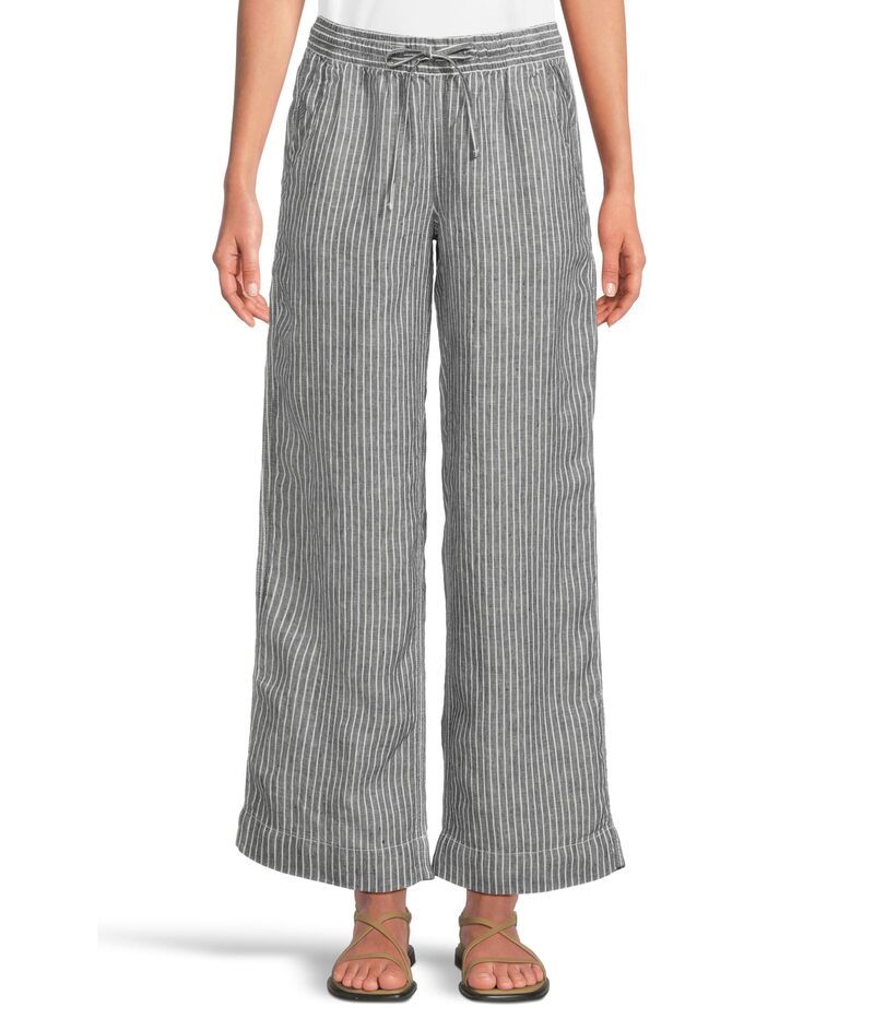エルエルビーン レディース ボトムス カジュアルパンツ リネン LLBean Premium Linen Breezy PullOn Pants Classic Navy ネイビー