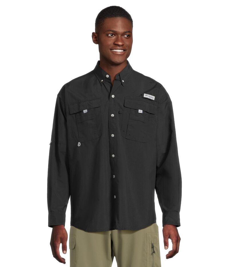 コロンビア メンズ トップス シャツ Columbia Bahama II Long Sleeve Shirt Black 1 ブラック