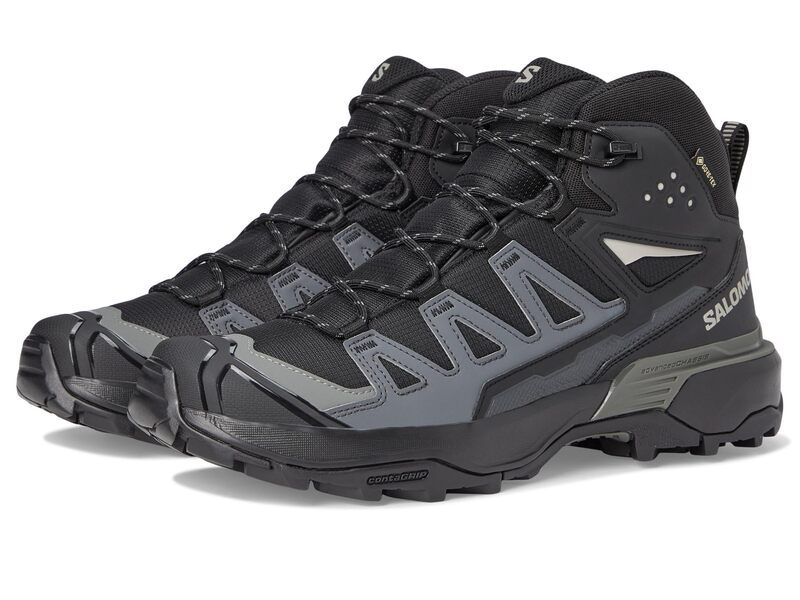 サロモン メンズ シューズ ブーツ・レインブーツ Salomon X Ultra 360 Mid GTXR BlackMagnetPe ブラック
