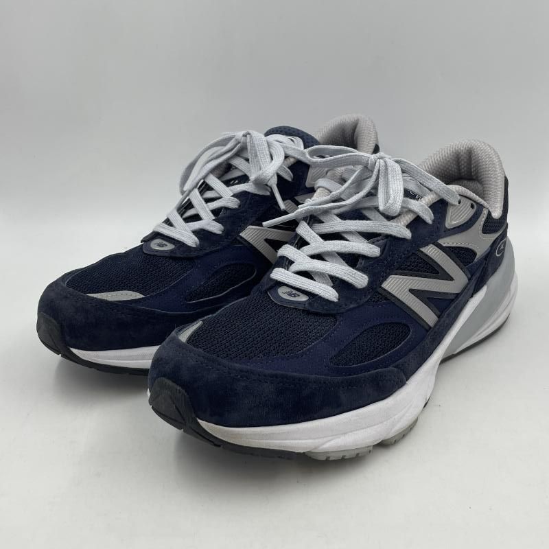 【中古】New Balance 990 M990NV6 USA製 27cm ネイビー ニューバランス[24]