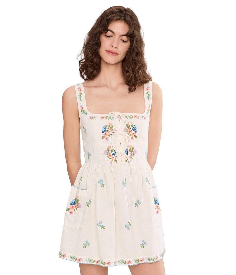 ウミーユアムーム レディース トップス ワンピース ミニ Show Me Your Mumu Demini Dress Wild Meadow Emb