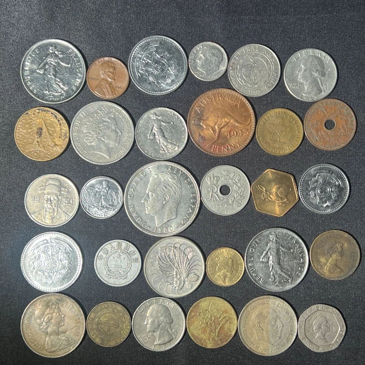 Lot of World Coins 世界のコイン F 30枚組 硬貨 古銭 コイン 記念貨幣 