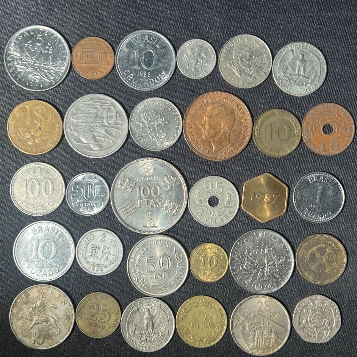 世界の古銭※世界の硬貨 Lot of World Coins 世界のコイン F 30枚組 硬貨 古銭 コイン 記念貨幣