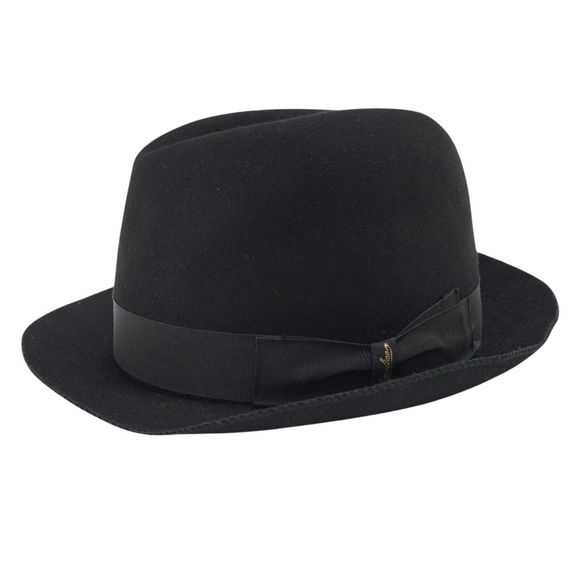 Borsalino ボルサリーノ ラビットファー フェルトハット 帽子 ブラック S2606-k146 7,977円
