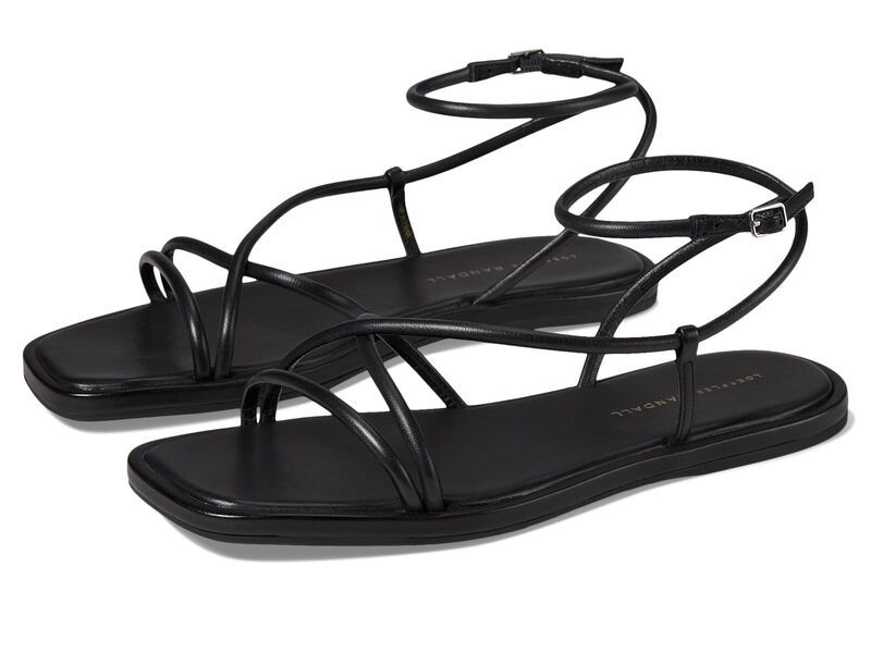 ロフラー ランダル レディース シューズ サンダル アンクル Loefflerandall Noor Strappy Ankle Wrap Flat Sandals Black ブラック