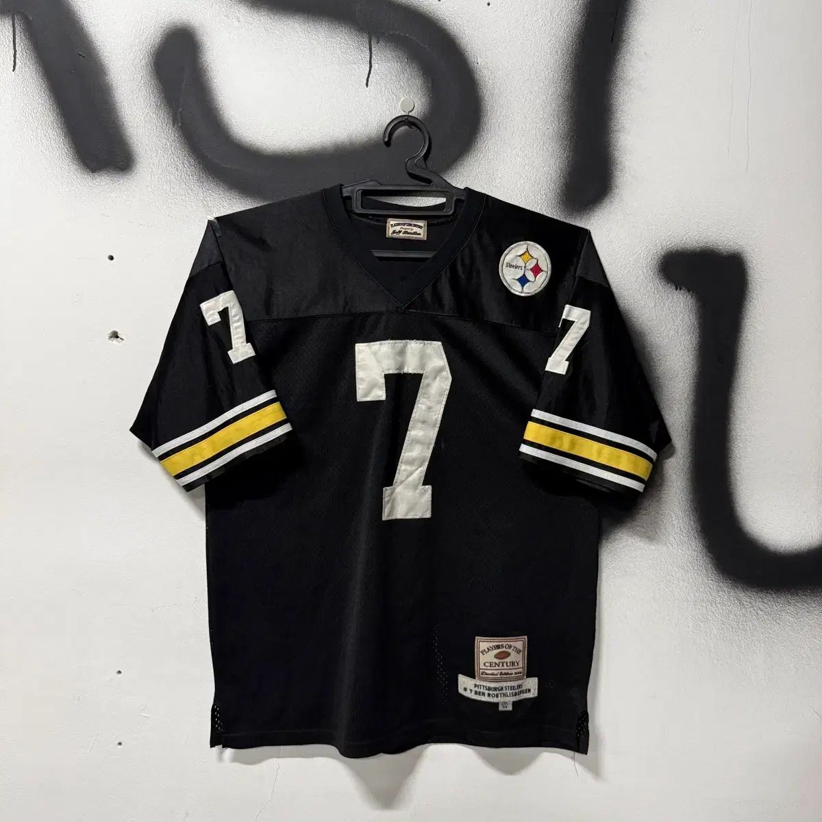 ジェフハミルトン x NFL ピッツバーグ・スティーラーズ ロスリスバーガー マーキング フットボール ジャージ