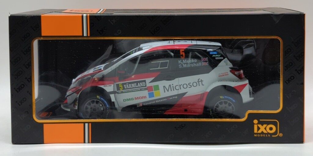 ixo MODELS 1/18 18RMC039A TOYOTA YARIS WRC #8 Winner Rally Sweden 2019