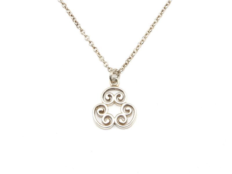 TIFFANY&Co. ティファニー ジュエリー ゴルドーニトリプロネックレスSV シルバー レディース 1.7g 2148103894985 【中古】【432】